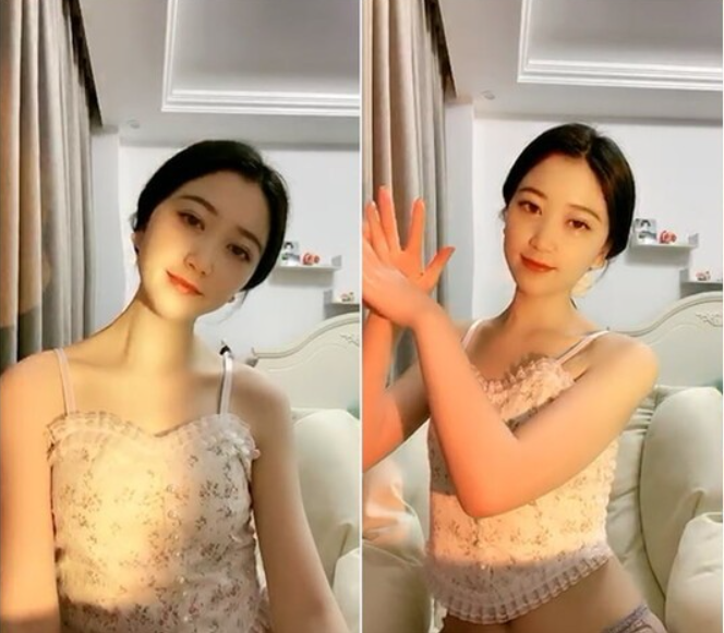 青春美好校園系大四師姐在線溝通,暢聊價值觀,慢慢脫衣露出還有壹絲神聖羞澀了 (2)