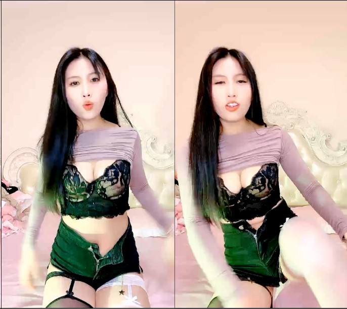 性感美女骚货！吊带黑白丝袜！讲故事被姐夫操，骚话不断狂扣穴，从下往上视角扣弄