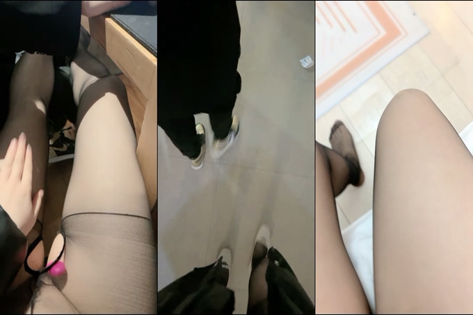 户外勾搭，首次大胆露脸，极品骚少妇，小逼逼一天离不开男人