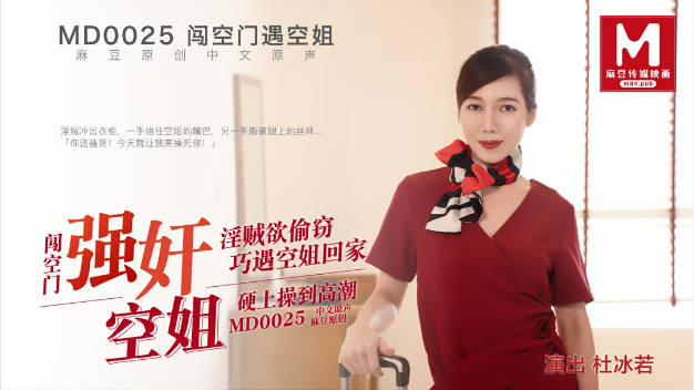 MD0025 麻豆AV MD 闖空門遇空姐 強姦空姐淫賊欲偷竊巧遇空姐回家硬上操刀高潮 杜冰若}