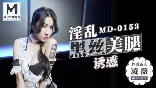 MD0153 麻豆AV MD 淫乱黑丝美腿诱惑 麻豆KTV的特殊性服务 新人女优 凌薇}