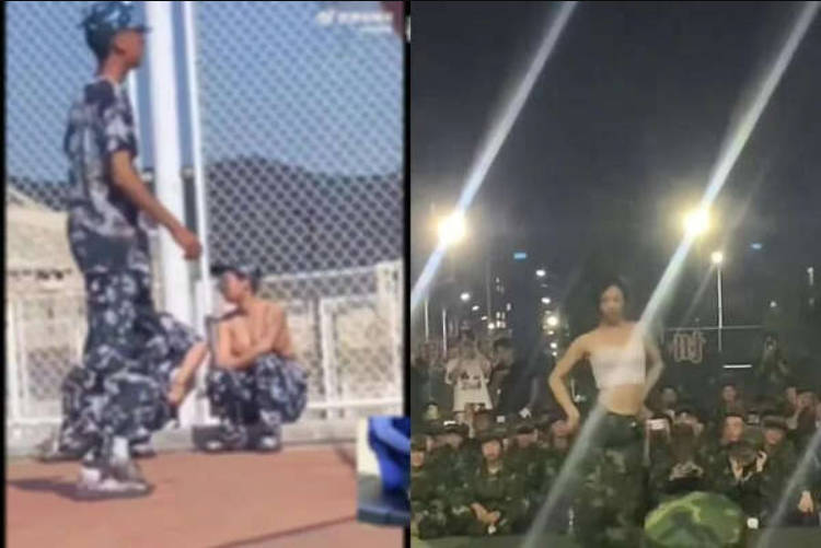 军训跳舞走光露出巨乳 西北民族大学巨乳女大学生军训跳舞走光露出大奶子火爆全网！【多视角完整版】